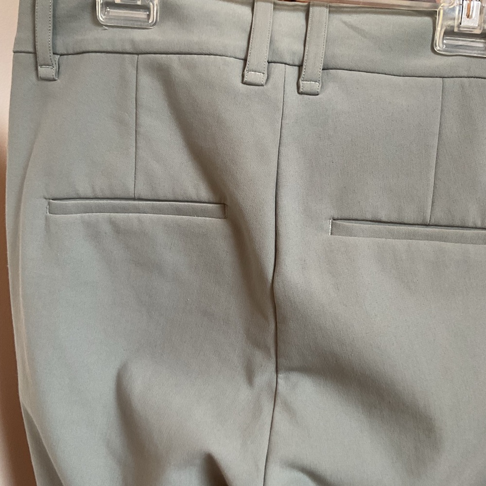 $368 NWT VINCE Sz10 HIGH RISE CIGARETTE STRETCH PANT SLATE - Picture 6 of 9